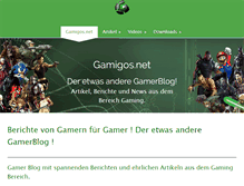 Tablet Screenshot of gamigos.net